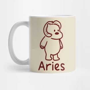 Aries Bear Cute 2 Mug